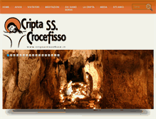 Tablet Screenshot of criptacrocefisso.it